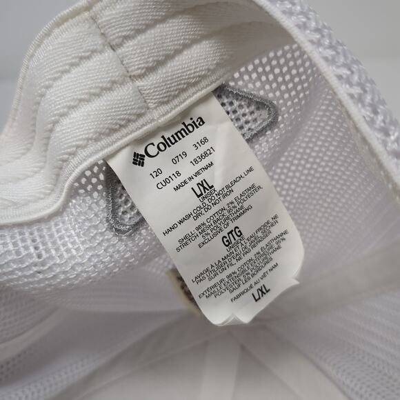 PFG Performance Fishing Gear Fitted Trucker Hat Beige XL Columbia - Picture 9 of 9